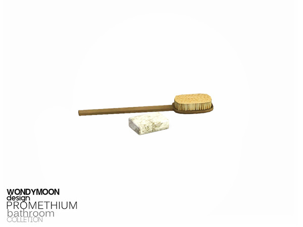 Sims 3 — Promethium Body Brush & Soap by wondymoon — - Promethium Bathroom - Body Brush and Soap - Wondymoon|TSR -