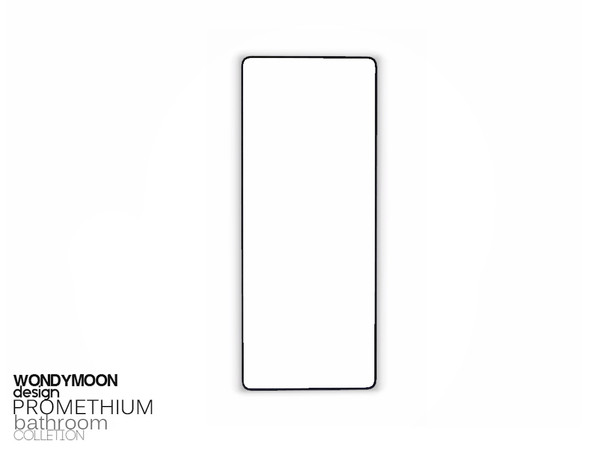 Sims 3 — Promethium Mirror by wondymoon — - Promethium Bathroom - Mirror - Wondymoon|TSR - Creations'2017