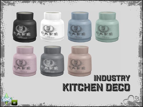 Sims 4 — Kitchen Industry Deco Pt.2 Pot Cafe by BuffSumm — Part of the *Industry Series* ***TSRAA***