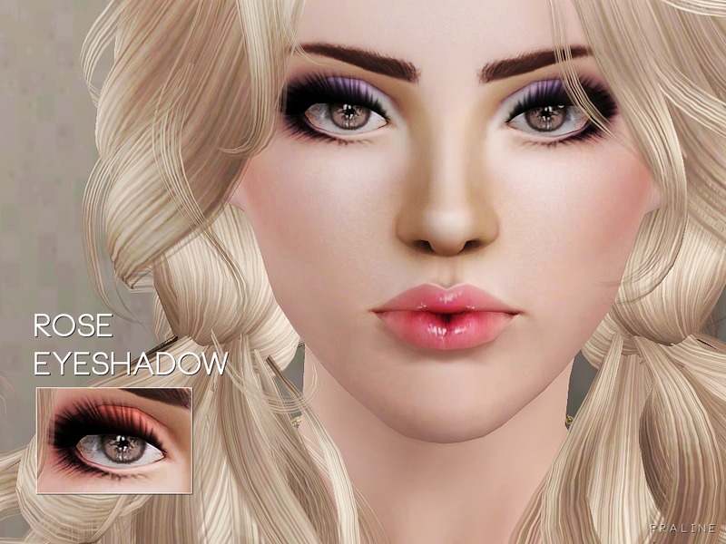 The Sims Resource Rose Eyeshadow