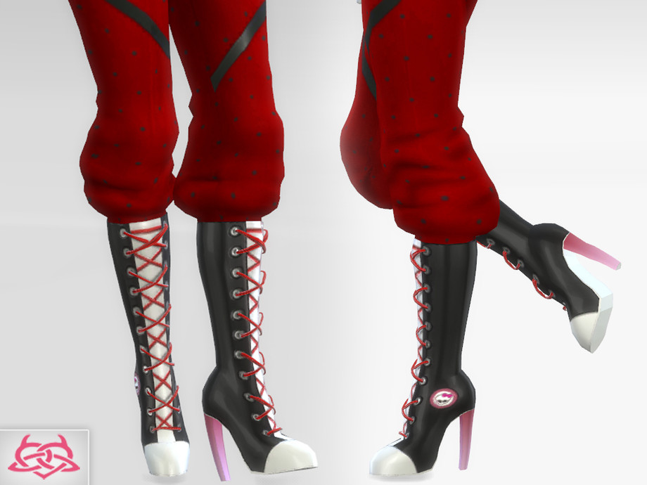 Sims 4 - Ghoulia yelps boots by Colores_Urbanos - Monster High - Ghoulia ye...