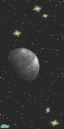 Sims 2 — Darkskies wallpaper with Mercury by alechan — For a night, travel along the darkskies and see Mercury, the