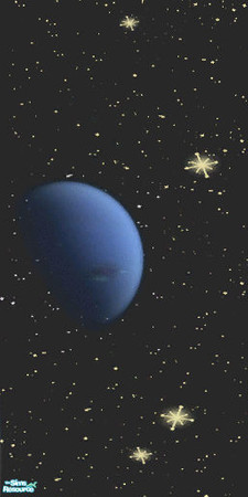Sims 2 — Darkskies wallpaper with Neptune by alechan — For a night, travel along the darkskies and see Neptune, the