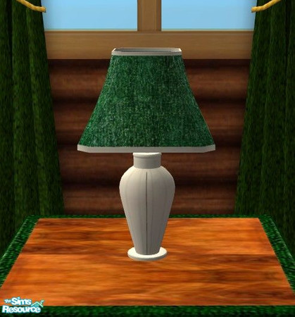 Sims 2 — Winter Dreams Bedroom - Lamp by Riverwillows — Cozy cabin bedroom, with fireplace to warm up those frosty winter