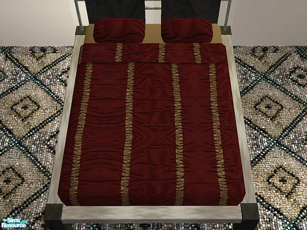 Sims 2 — Svealyns TC70 Inosign Bedroom Recolour - Bedding by Svealyn — A recolour of the \"Inosign Bedroom\" by