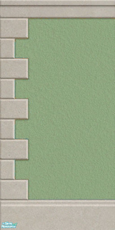 Sims 2 — Olive Stucco Wall by Helenloki — Olive stucco wall