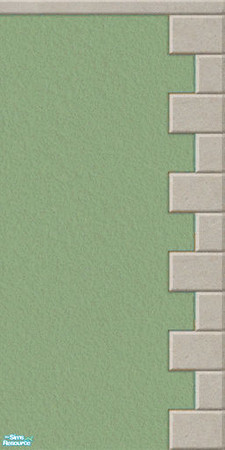 Sims 2 — Olive Stucco Wall by Helenloki — Olive stucco wall