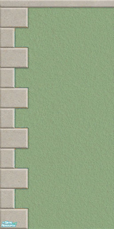 Sims 2 — Olive Stucco Wall by Helenloki — Olive stucco wall