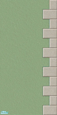 Sims 2 — Olive Stucco Wall by Helenloki — Olive stucco wall