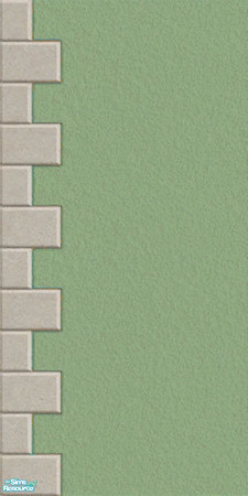 Sims 2 — Olive Stucco Wall by Helenloki — Olive stucco wall