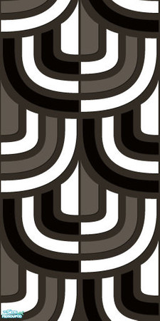 Sims 2 — Studio K Only U - Simple Black by StudioKhagerks — 28 colors total. Can be found under Wallpapers. Coordinates