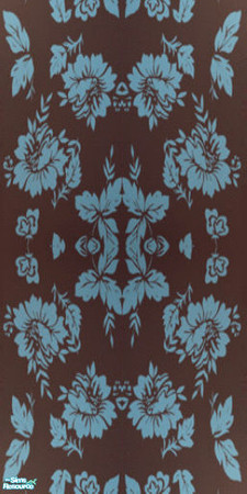 Sims 2 — Brown & Turquoise - Flower by Astarta — 