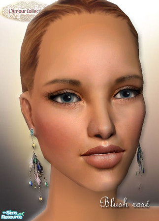 Sims 2 —  by IcedMango — L'amour collection make-up - Blush - subtle & tender, glowing