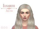 Sims 4 — Elisabeth Aquino by AdisonGracePierce2 — A doe-eyed, pouty sim with a desire to be loved by all. She wasn't