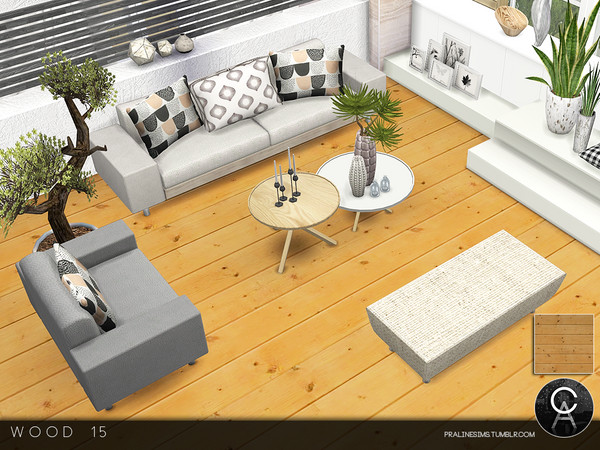 Sims 4 — Wood 15 by Pralinesims — By Pralinesims