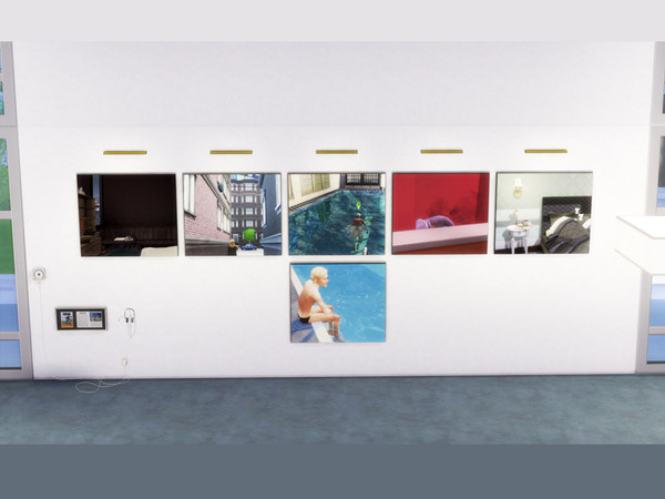 Sims 4 — Real Sims Art Loneliness-Requires City Living by Murakami — A part of the new exhibition for The Casbah Gallery