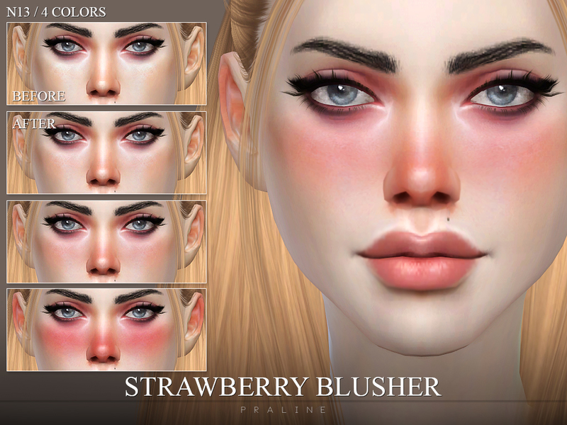 Sims 4 Nose Blush