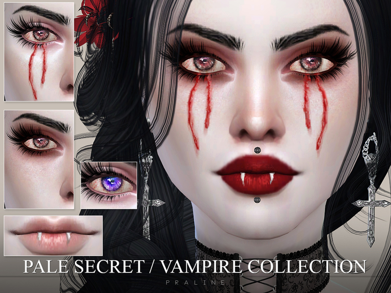 The Sims Resource Pale Secret Vampire Collection