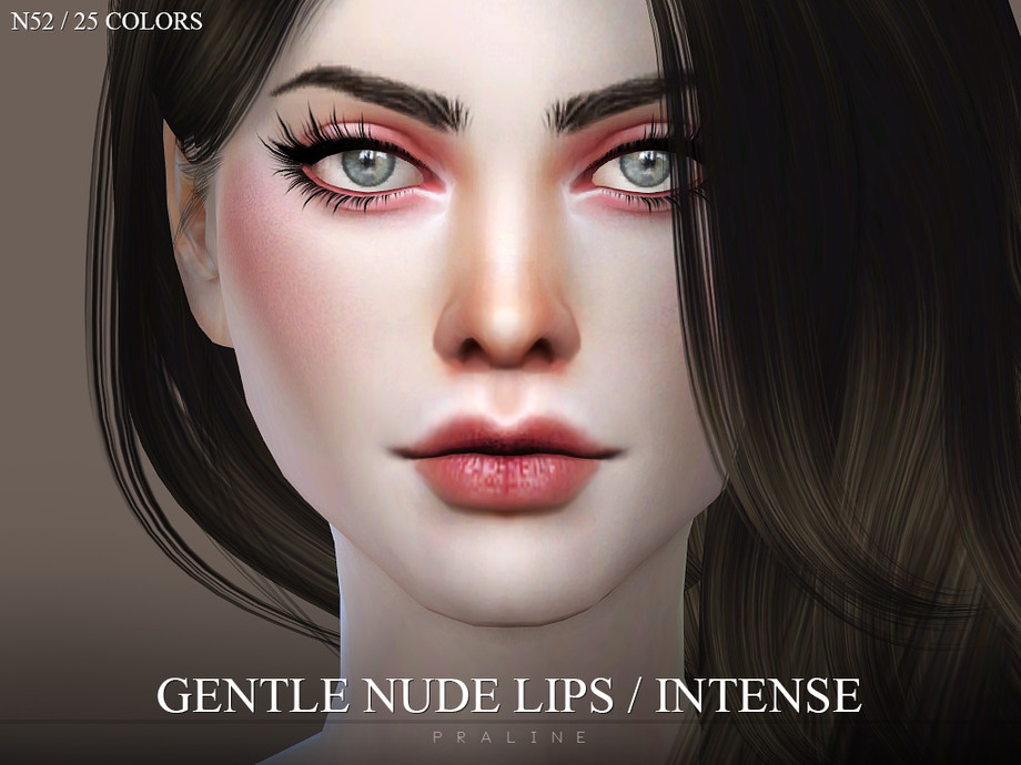 GENTLE Lips N44 by Pralinesims at TSR » Sims 4 Updates