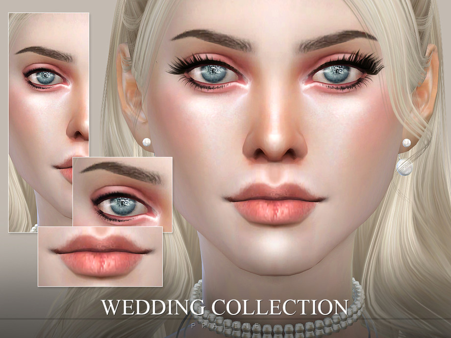 Brug for Elastisk gallon The Sims Resource - Wedding Makeup Set
