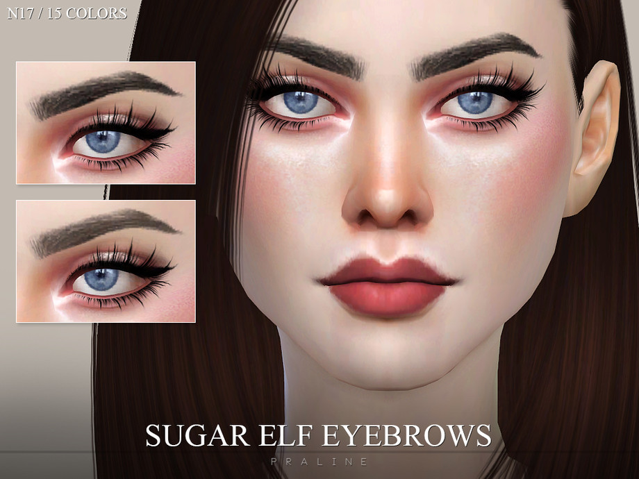 The Sims Resource Eyebrow Pack N01