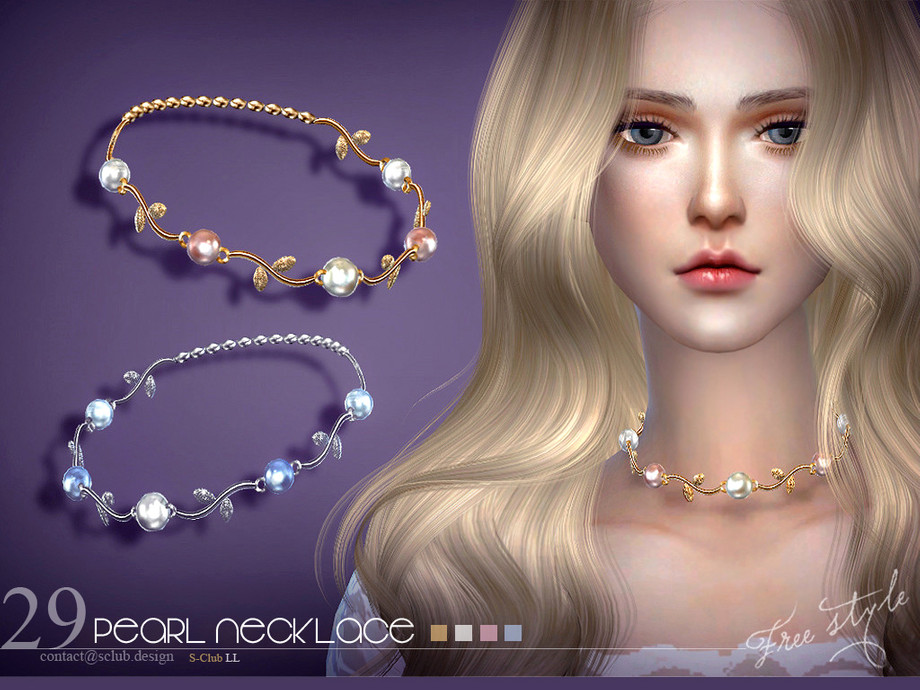 The Sims Resource S Club Ll Ts4 Necklace N16