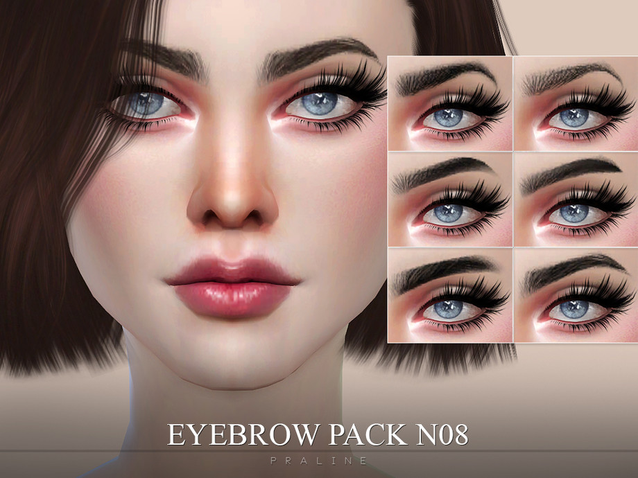 The Sims Resource Eyebrow Pack N08