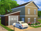 Sims 4 — Simple Starter by KariAngelova — A small, simple house, ideal for use as a starter home. The decorative garage