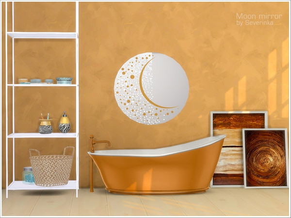 Sims 4 — Wall mirror Moon by Severinka_ — Wall mirror Moon Moving on the wall 4 colors