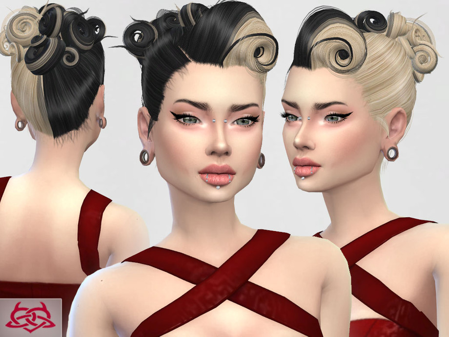 Sims 4 — Victory Rolls 06 by Colores_Urbanos — new meshes made by me -Need your game updated with the latest patch from