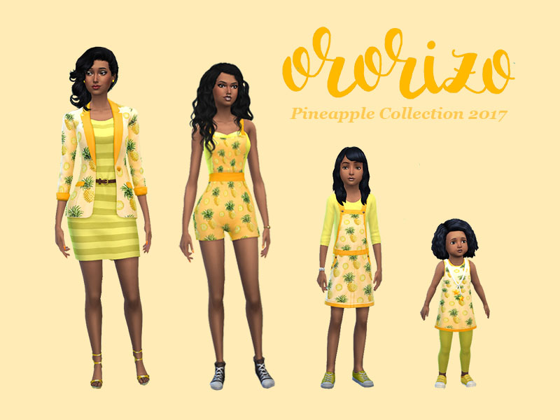 The Sims Resource Pineapple Collection 2017 Get Together and