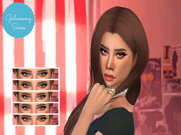Sims 4 — GalaxeonzSims Simple Eyeshadow by GalaxeonzSims — Just a simple eyeliner. Available for Teen + and all genders