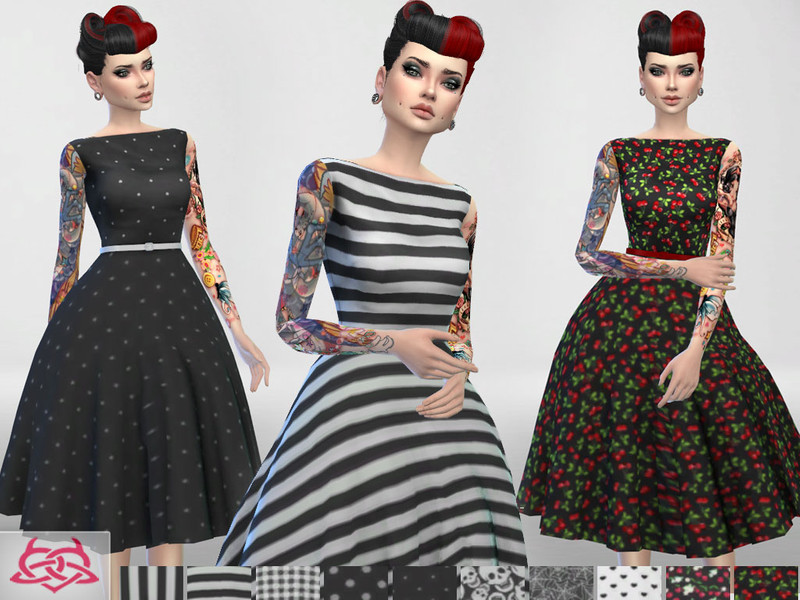 Sims 4 The Sims Resource | Eugenia dress RECOLOR 3 (Needs mesh) by TSR Creator