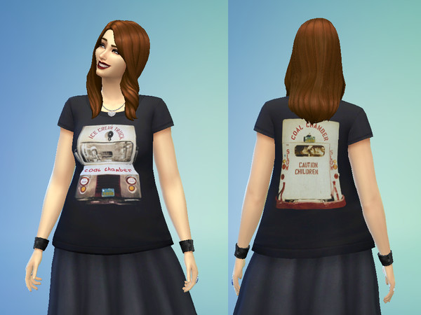 Sims 4 — 99 Era Metal Shirts by EmilyK1984 — 10 different 1999 Era Metal T-shirts for Males and Females, ages Teen and