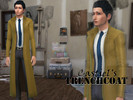 Sims 4 — Castiel's Trenchcoat by H4rrisH4wk2 — From seasons 4 to 9 of the show Supernatural - Castiel's trenchcoat, based