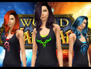 Sims 4 — Warcraft Top by Sho4u — I wanted to download some WoW mods to Sims 4 and....ewww..everything just for Sims 3