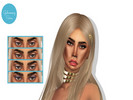 Sims 4 — GalaxeonzSims Shiny-Ish Eyeshadow by GalaxeonzSims — Eyeshadow - females only - teens + - 4 colors