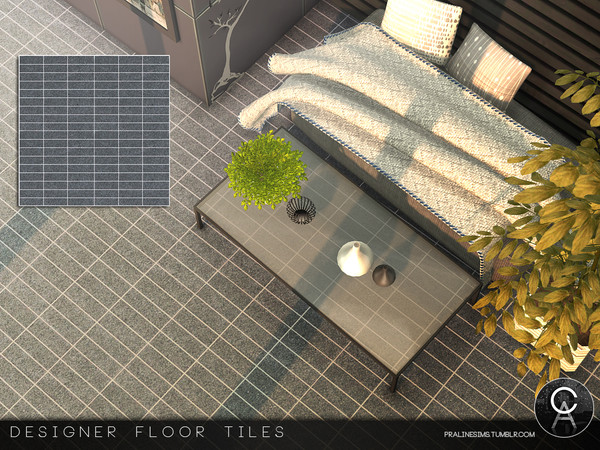 Sims 4 — Designer Floor Tiles by Pralinesims — By Pralinesims
