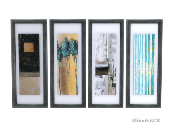 Sims 4 — Living Baker - Painting by ShinoKCR — Contemporary Furnitureset inspired by the Designer Jean Louis Deniot