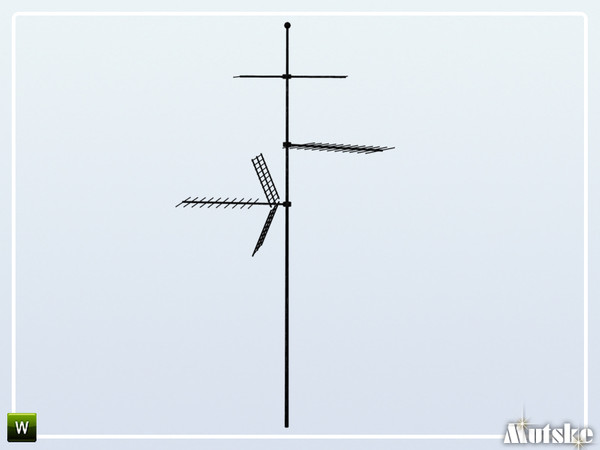 Sims 4 — Totally Dutch Antenna by Mutske — Part of theTotally Dutch Constructionset. bb.moveobjects might be needed. Made