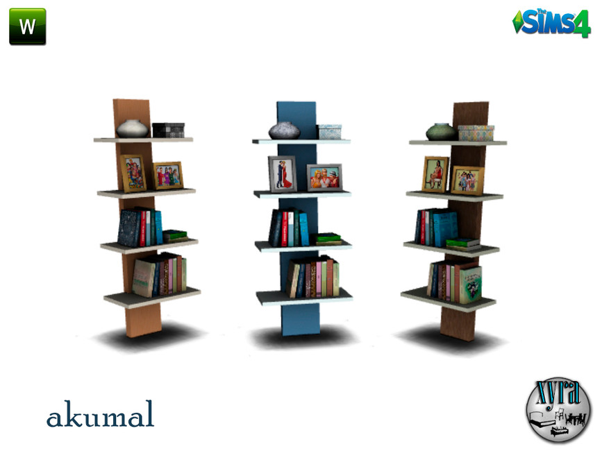 The Sims Resource Akumal bookshelves
