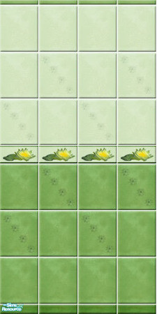 Sims 2 — Waterlea 03 by perelinka — WATERLILY TILES SET - Waterlea 03