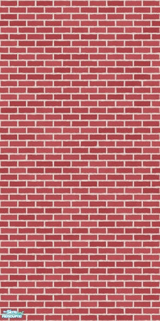 Sims 2 — Patriotic Plaid - Brick Wall (Red) by simtorrents — Add a hint of American pride to your Sims\' home with this