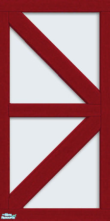 Sims 2 — Patriotic Plaid - Stucco w/ Red by simtorrents — Add a hint of American pride to your Sims\' home with this red