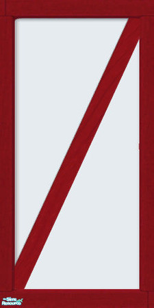 Sims 2 — Patriotic Plaid - Stucco w/ Red by simtorrents — Add a hint of American pride to your Sims\' home with this red