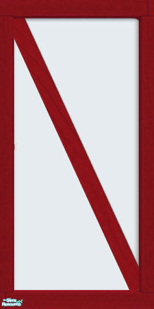Sims 2 — Patriotic Plaid - Stucco w/ Red by simtorrents — Add a hint of American pride to your Sims\' home with this red