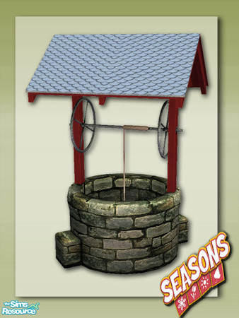 Sims 2 — Wishing Well - Cover 07 by Shakeshaft — Part of the Seasons Wishing Well Set, now buyable from the catalog in