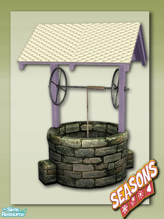 Sims 2 — Wishing Well - Cover 06 by Shakeshaft — Part of the Seasons Wishing Well Set, now buyable from the catalog in