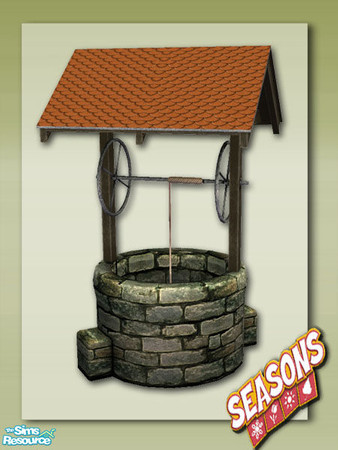 Sims 2 — Wishing Well - Cover 05 by Shakeshaft — Part of the Seasons Wishing Well Set, now buyable from the catalog in