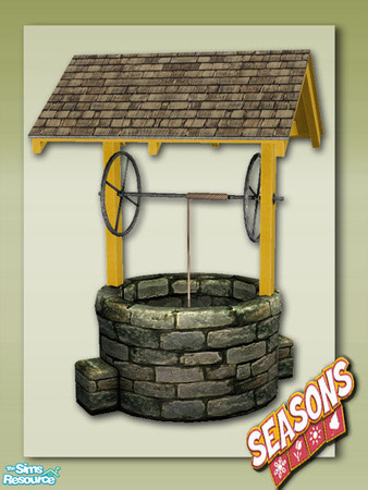 Sims 2 — Wishing Well - Cover 04 by Shakeshaft — Part of the Seasons Wishing Well Set, now buyable from the catalog in